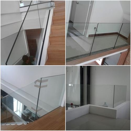 MAMPARAS VIDRIOS ESCALERAS VIDRIERIA Y ALUMINIO