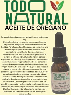 TODO NATURAL Aceite de Orégano