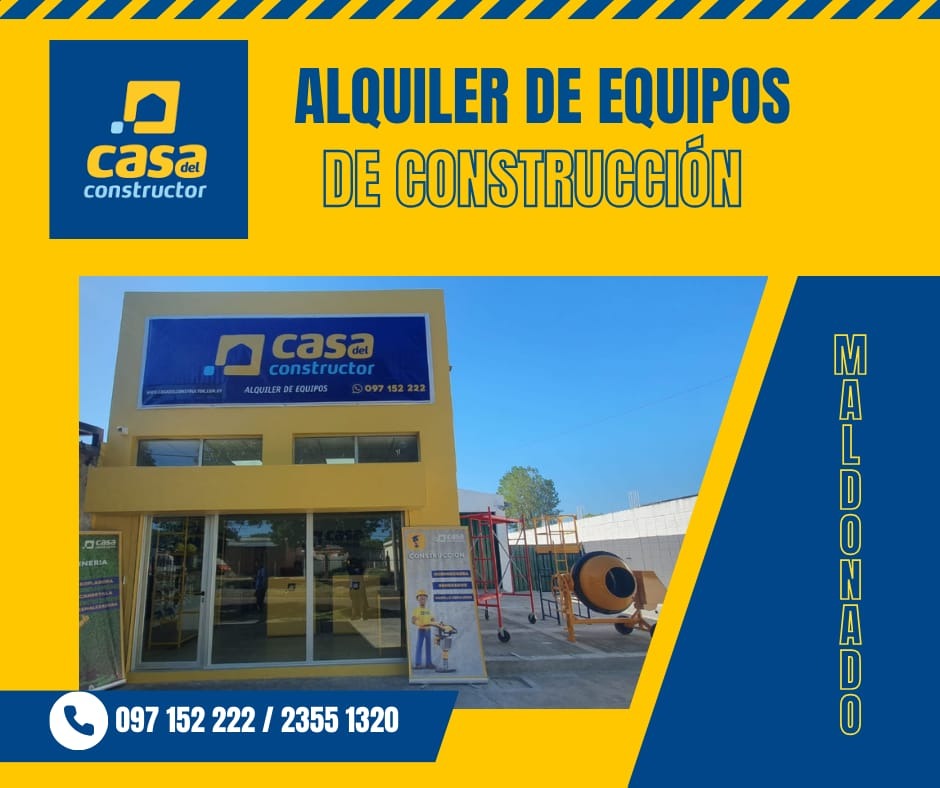 Casa del Constructor (Maldonado) Casa del Constructor  Alquiler de equipos de construcción