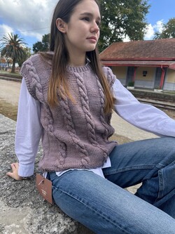 ALMA TEJIDOS Chaleco nostalgia