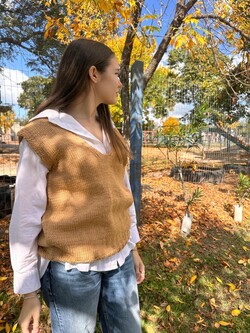 ALMA TEJIDOS Chaleco Terra