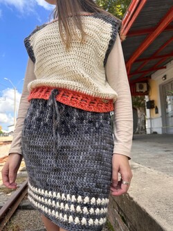 ALMA TEJIDOS Pollera BRUMA