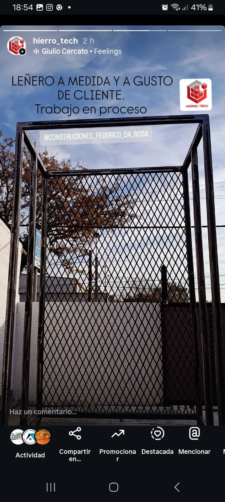 Hierro Tech Construcciones Hierro Tech Construcciones CONSTRUCCIONES TECHOS
PARRILLAS
CONSTRUCCIONES GAL