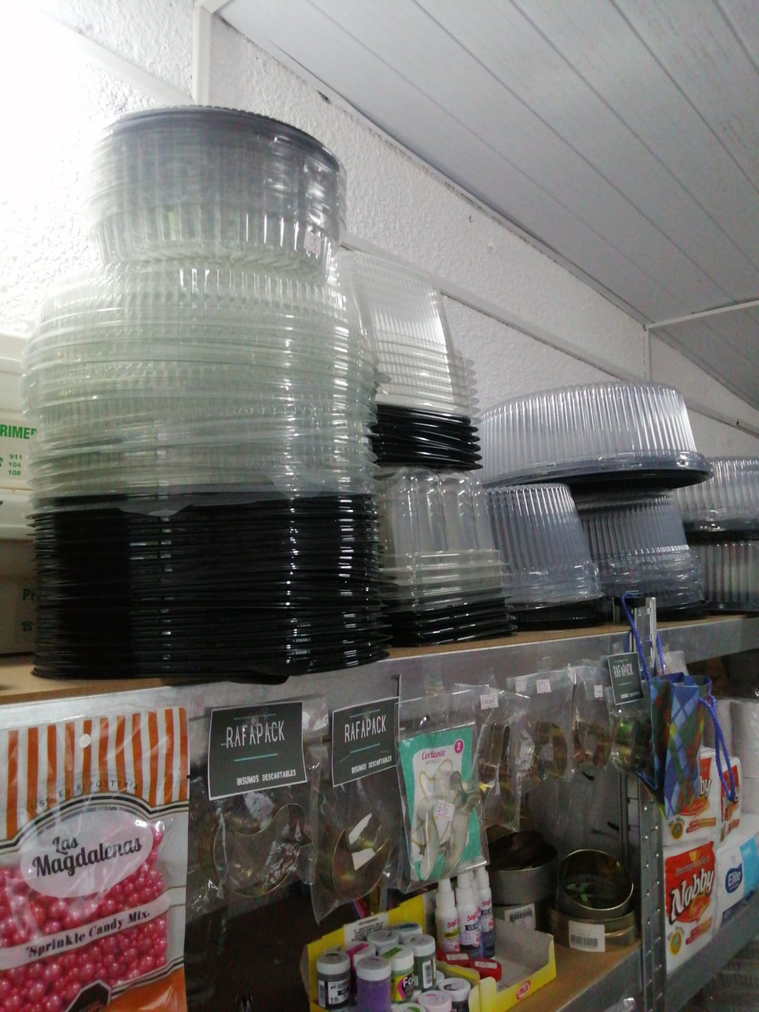 RAFAPACK Torteras de plásticos descartables 