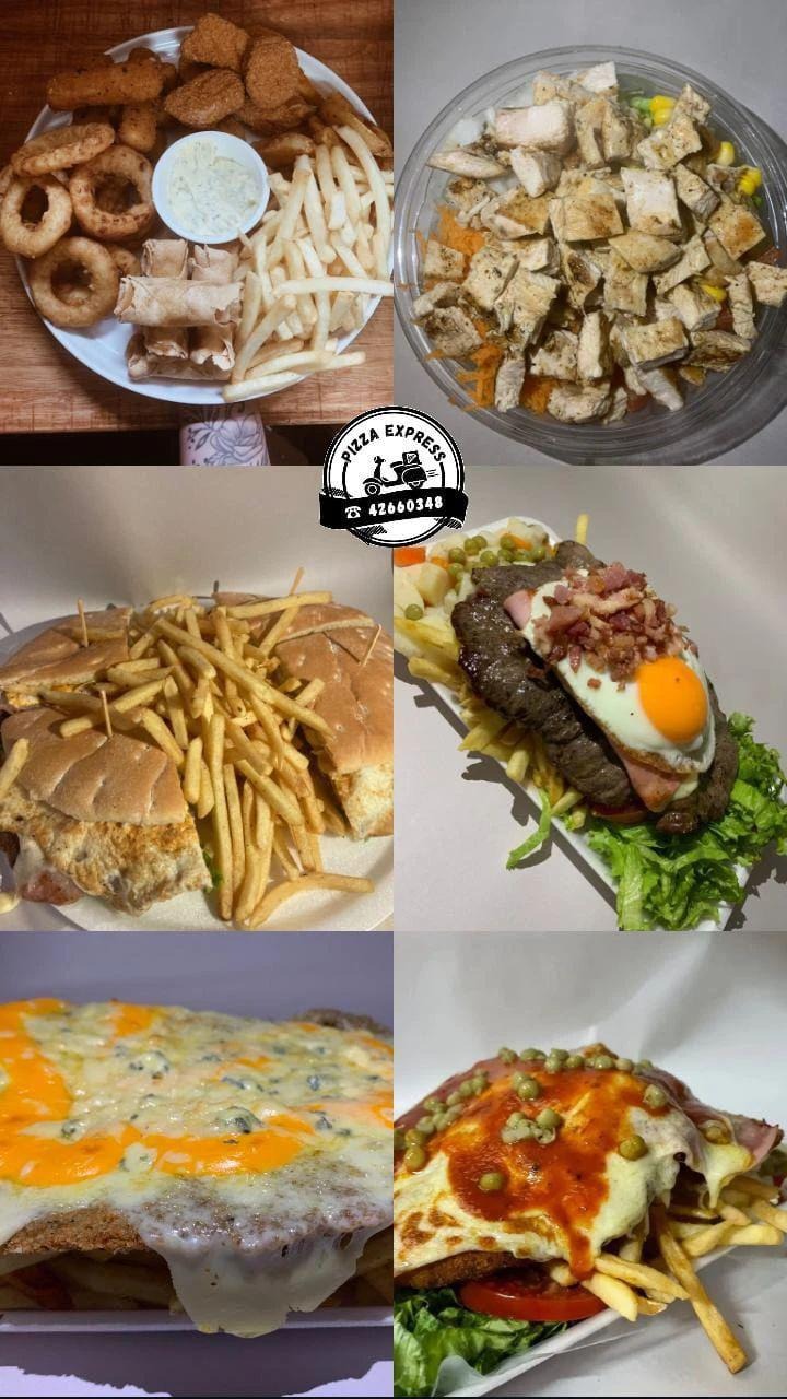 LA NUEVA PIZZA EXPRESS LA NUEVA PIZZA EXPRESS CHIVITOS
PANCHOS
SANDWICHES CALIENTES
PICADAS
PAST