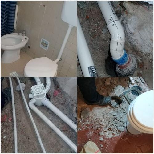 Cambio  de caños SANITARIA  ROYFA