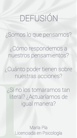 Psicóloga María Pía 