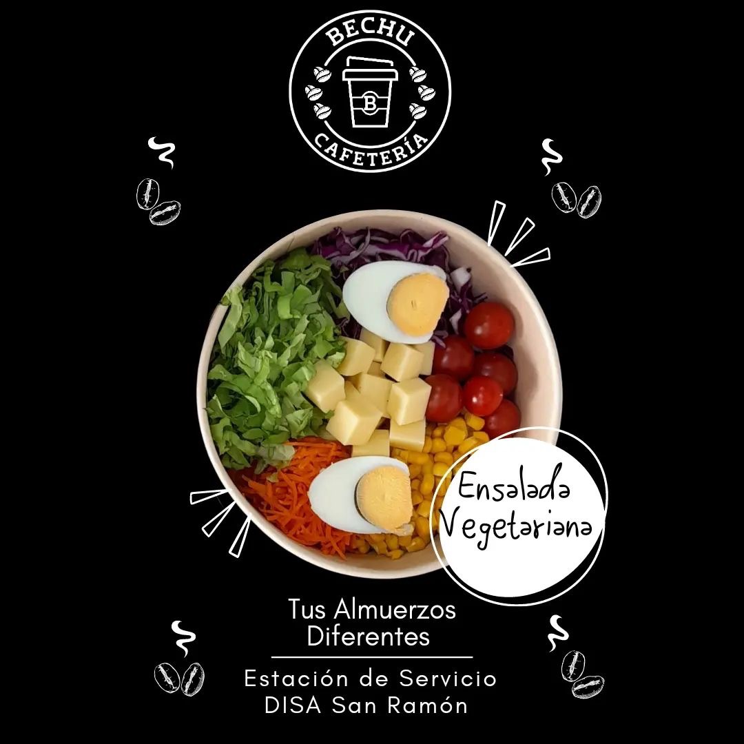 BECHU CAFETERÍA Ensalada Vegetariana  
