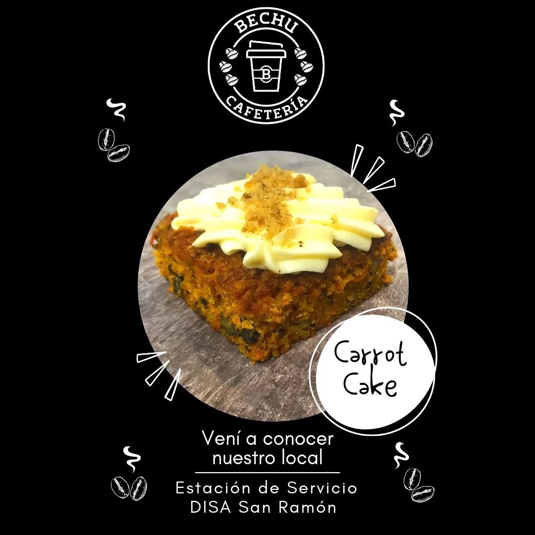 BECHU CAFETERÍA Carrot Cake 
