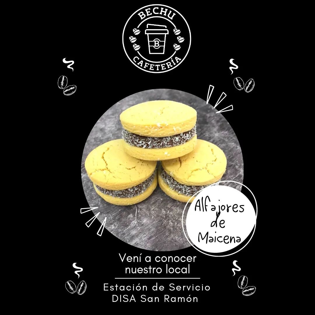 BECHU CAFETERÍA Alfajores de Maicena 