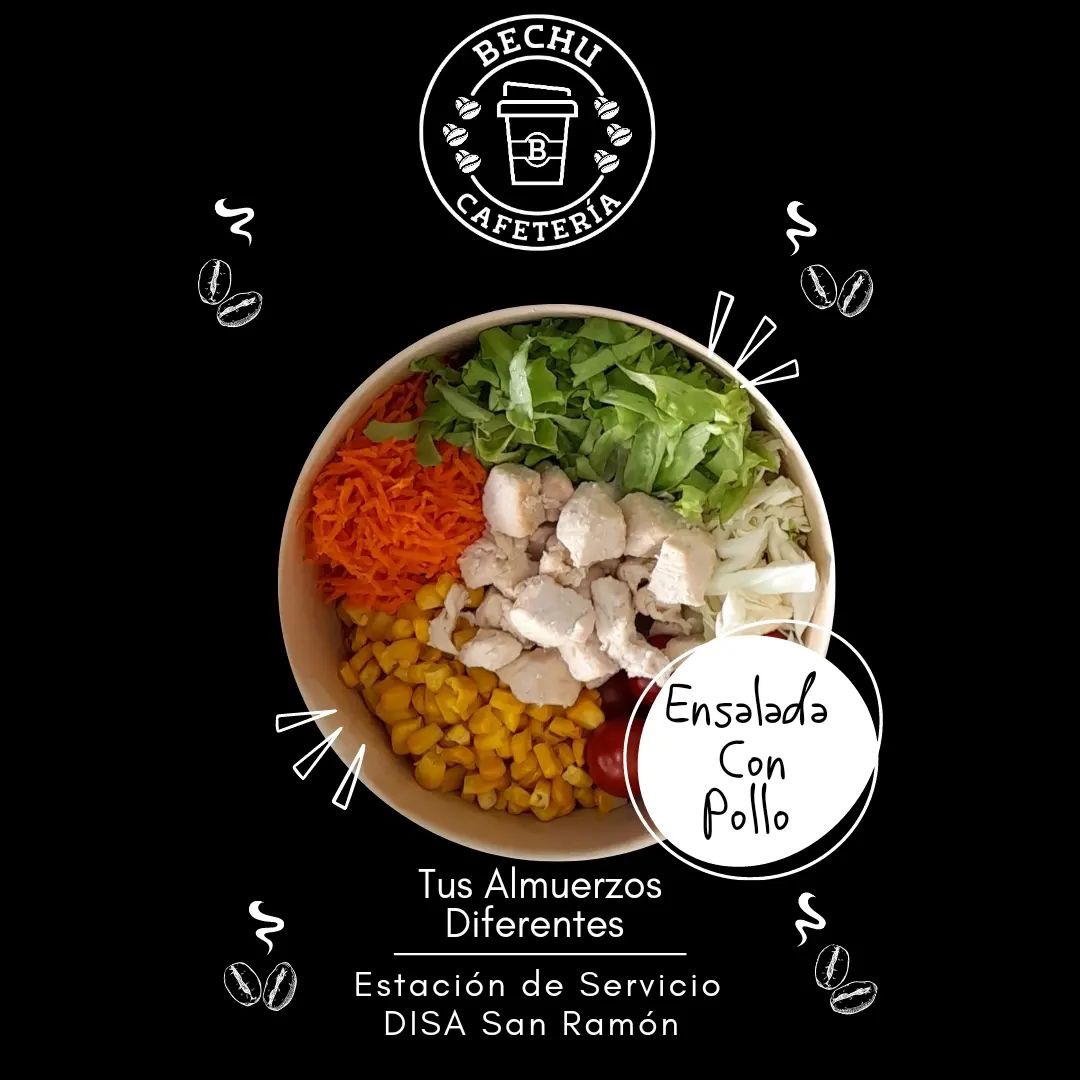 BECHU CAFETERÍA Ensalada con Pollo 