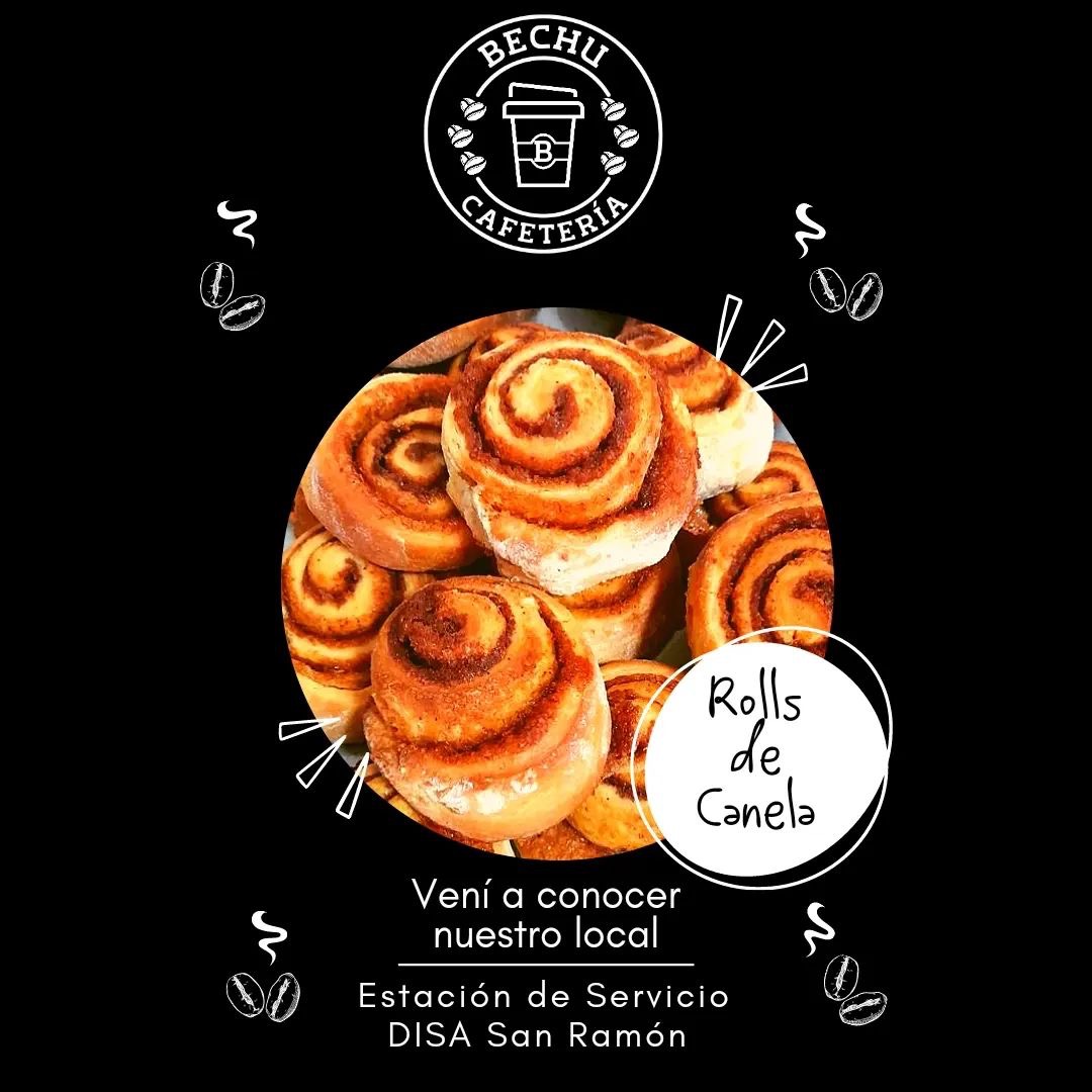 BECHU CAFETERÍA Rolls de Canela 