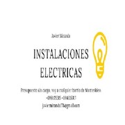 INSTALACIONES ELÉCTRICAS JAVIER MIRANDA