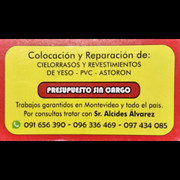 COLOCACION CIELORRASOS ALCIDES ALVAREZ