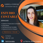 Estudio Contable La Paloma, Contadora Pública Gabriela Ferreira Martinez