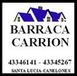 BARRACA CARRION de MATERIALES CONSTRUCCION en SANTA LUCIA
