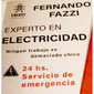 ELECTRICISTA Y SANITARIO FAZZI de ELECTRICISTAS en ALEJANDRO GALLINAL