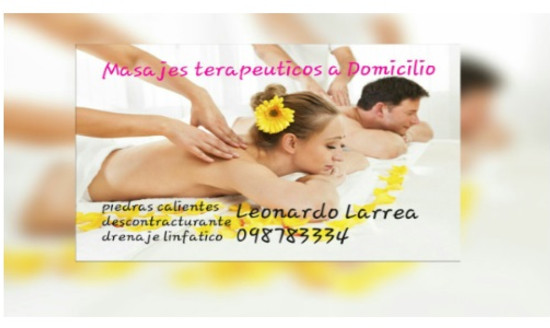 Masajes terapeuticos a domicilio hot sale