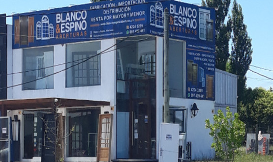 Bienvenidos Blanco y Espino Aberturas - La esquina azul de la