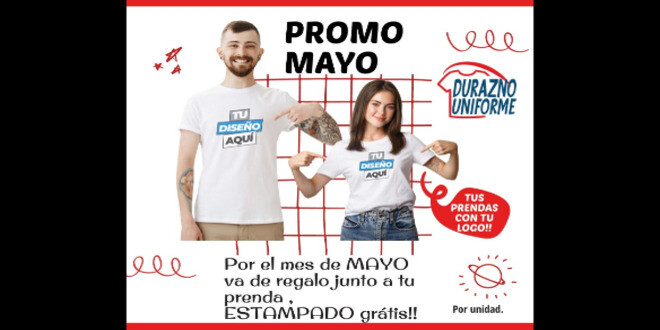 Promo Durazno Uniformes